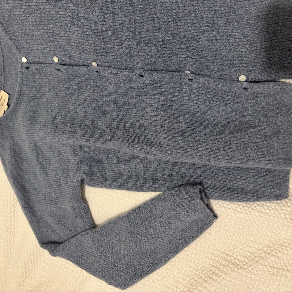 Sezane Gaspard Cardigan in Vintage Blue Size M - Picture 3 of 11